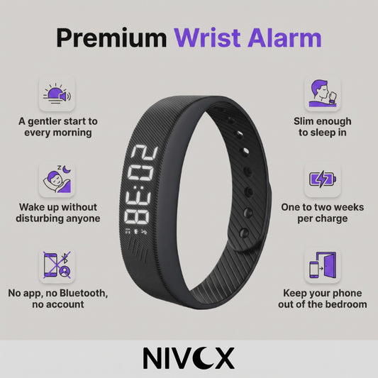 Silent Vibrating Alarm Watch | Nivox Nudge