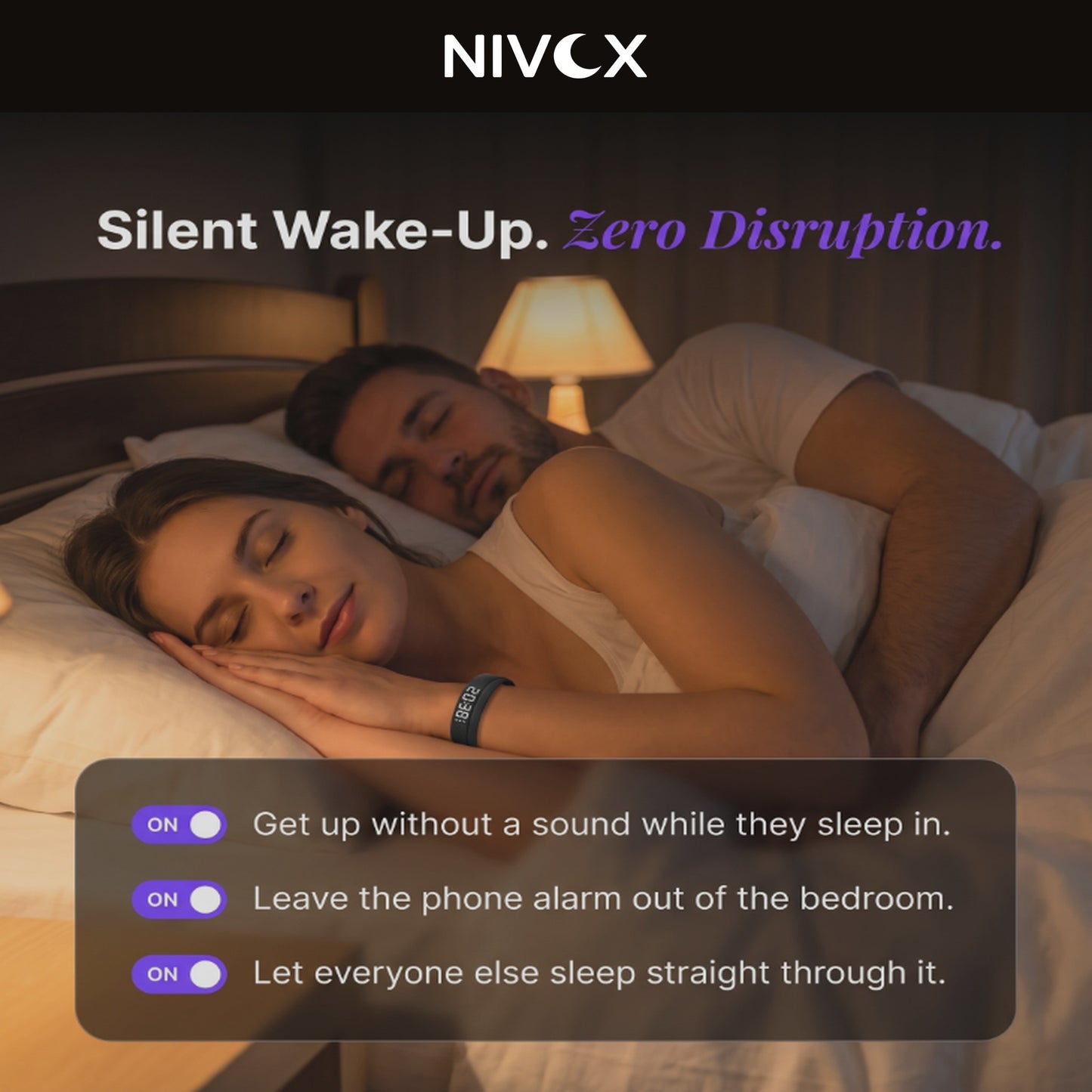 Silent Vibrating Alarm Watch | Nivox Nudge