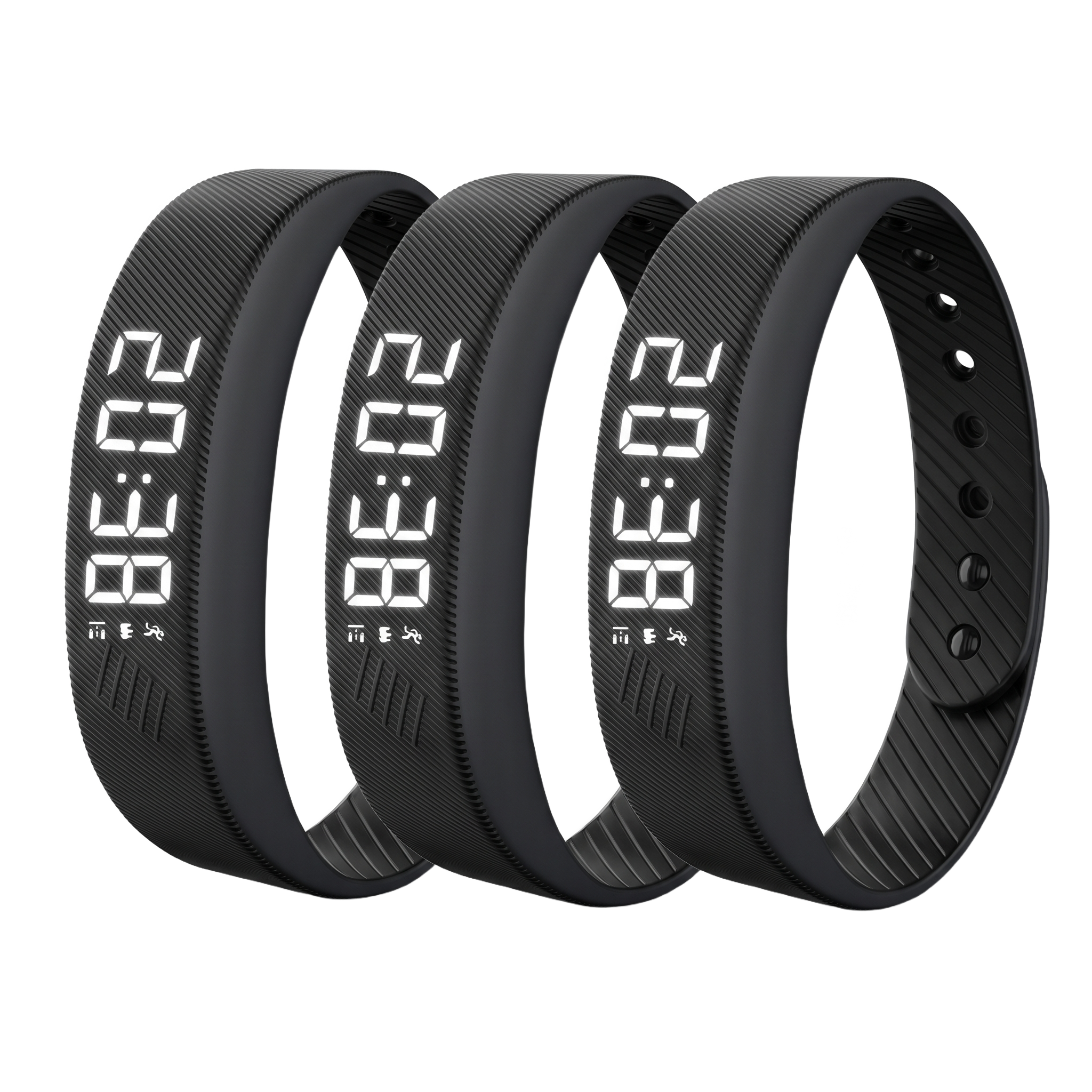 Three Nivox Nudge watches