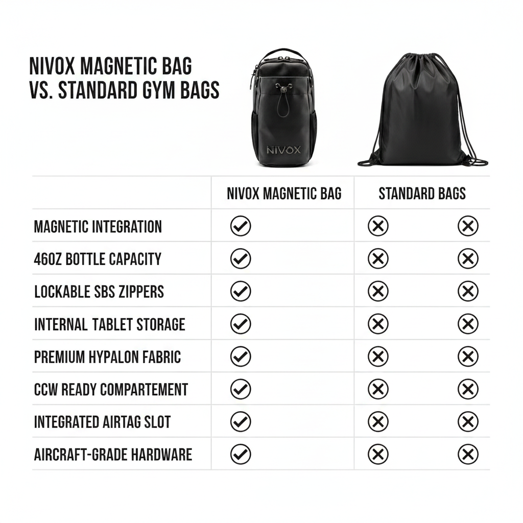 MAGNETIC GYM BAG
